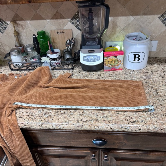 BiBi Women's Brown or Rust Corduroy Overalls XL - Picture 8 of 9